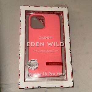 Eden Wild Pink iPhone Case with Matte Finish